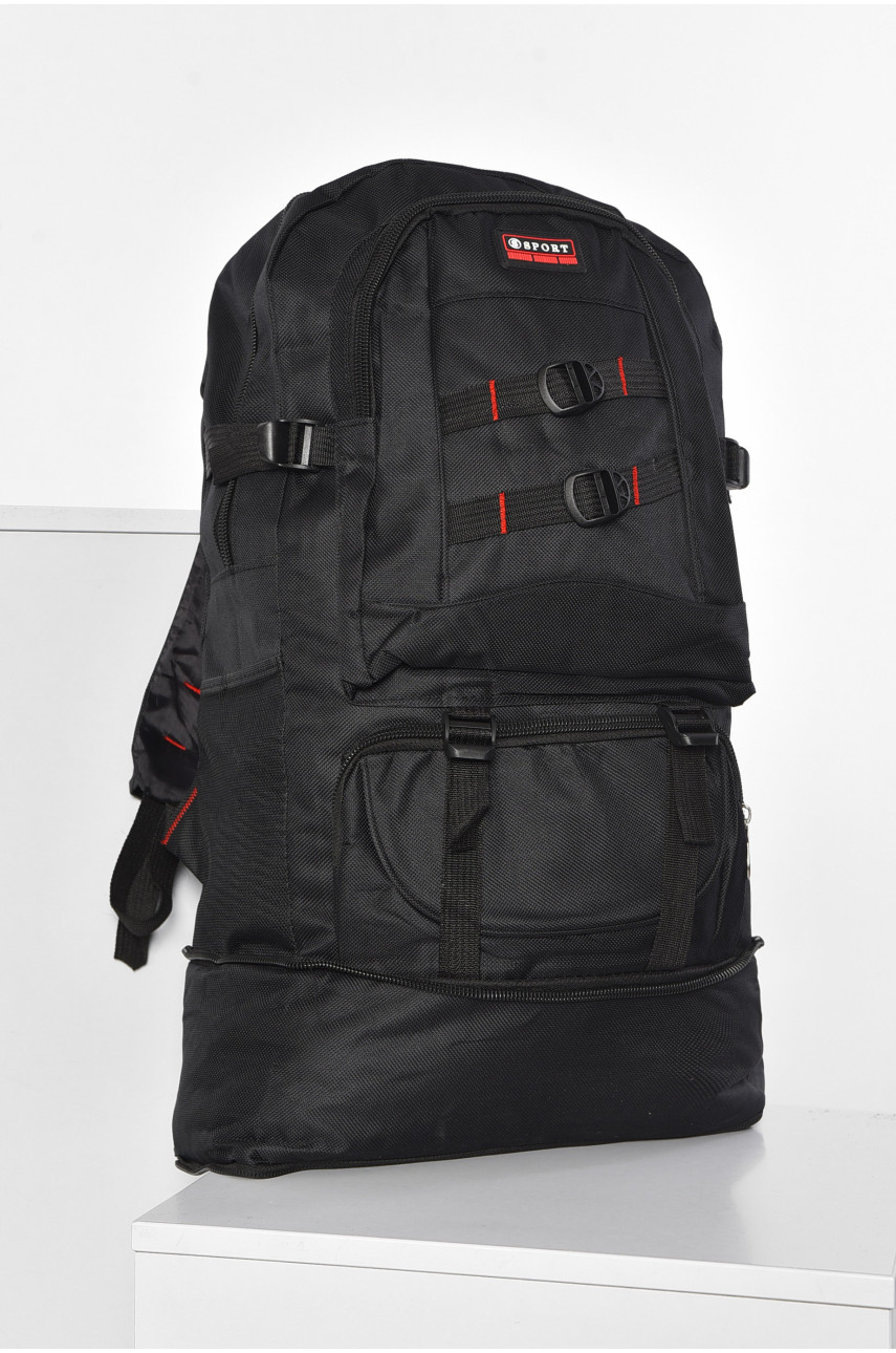 Рюкзак чоловічий текстильний чорного кольору 2492 179296