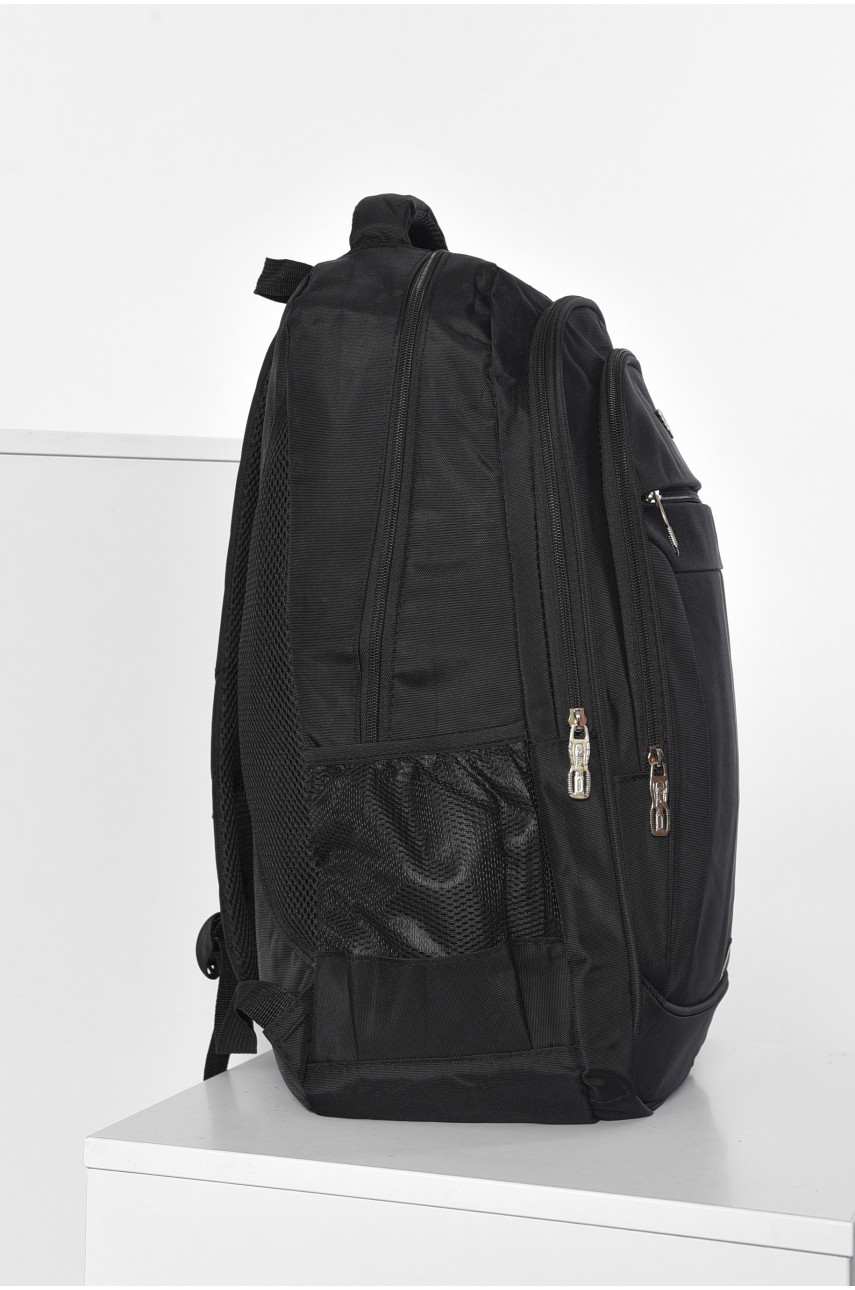 Рюкзак чоловічий текстильний чорного кольору 003 179300