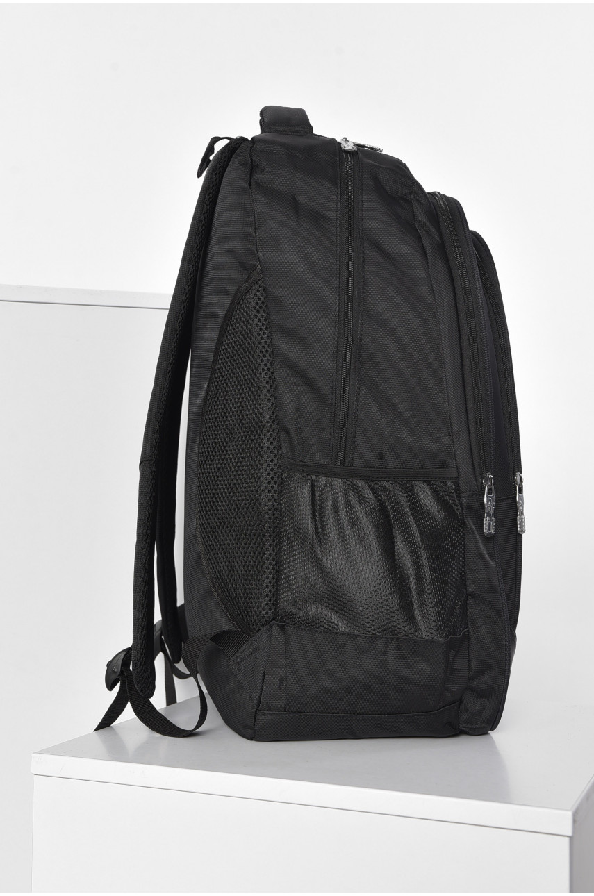 Рюкзак мужской текстильный черного цвета 8086 179301