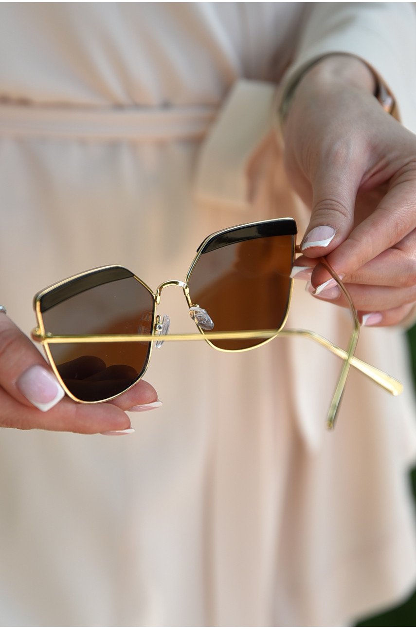 Окуляри жіночі золотистого кольору 8387 179328