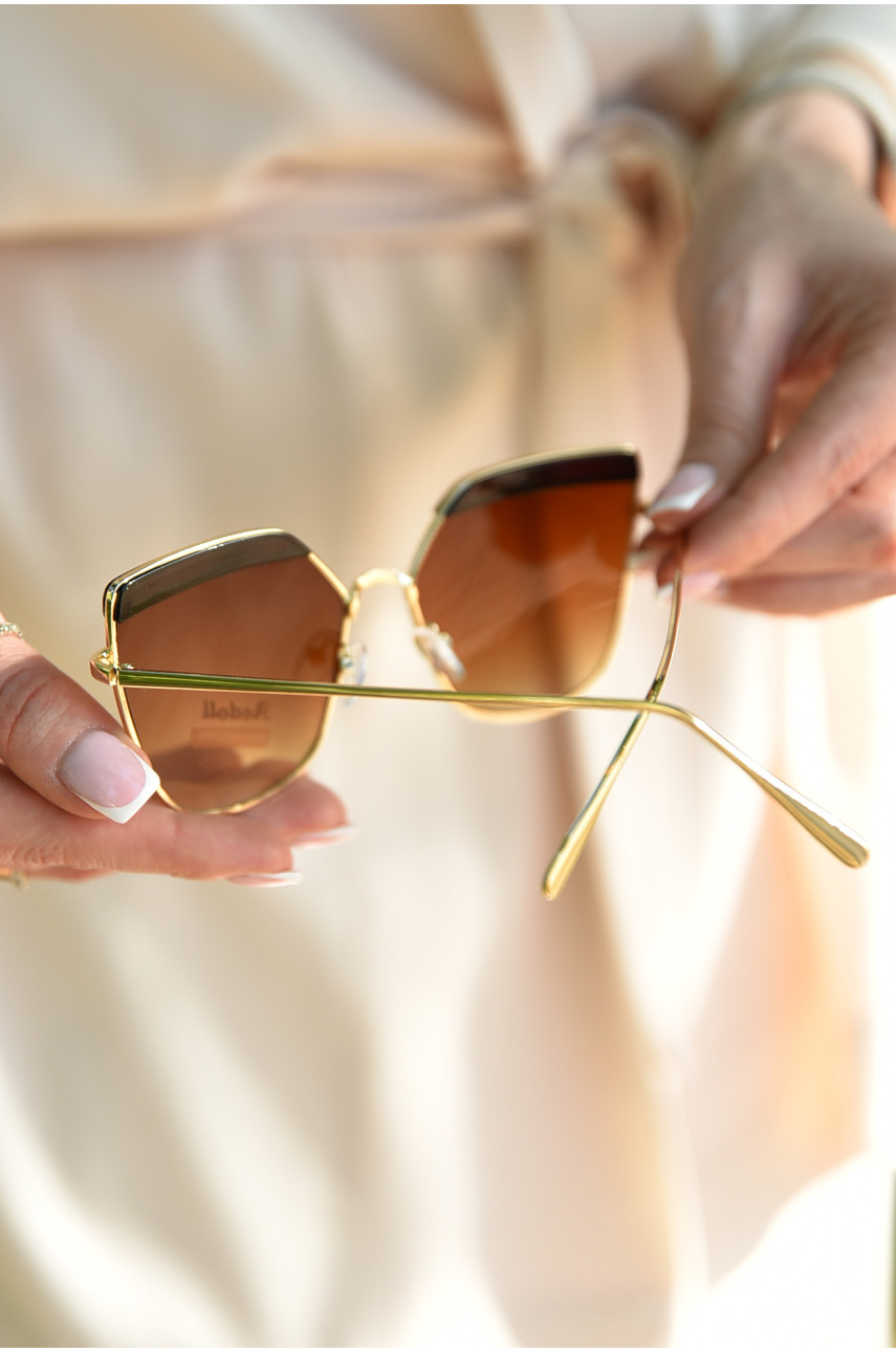 Окуляри жіночі золотистого кольору 8387 179331