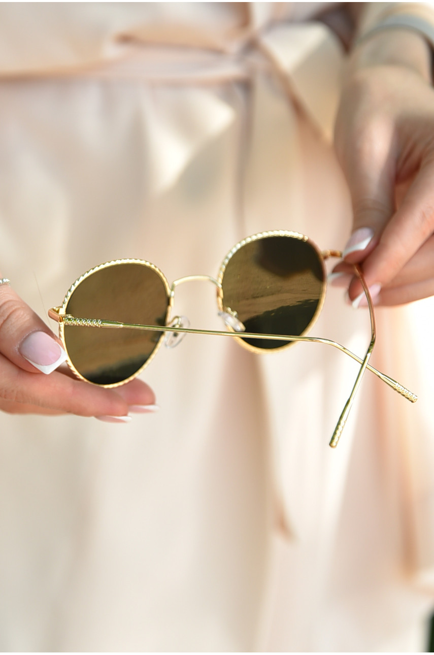 Окуляри жіночі золотистого кольору 8344 179339