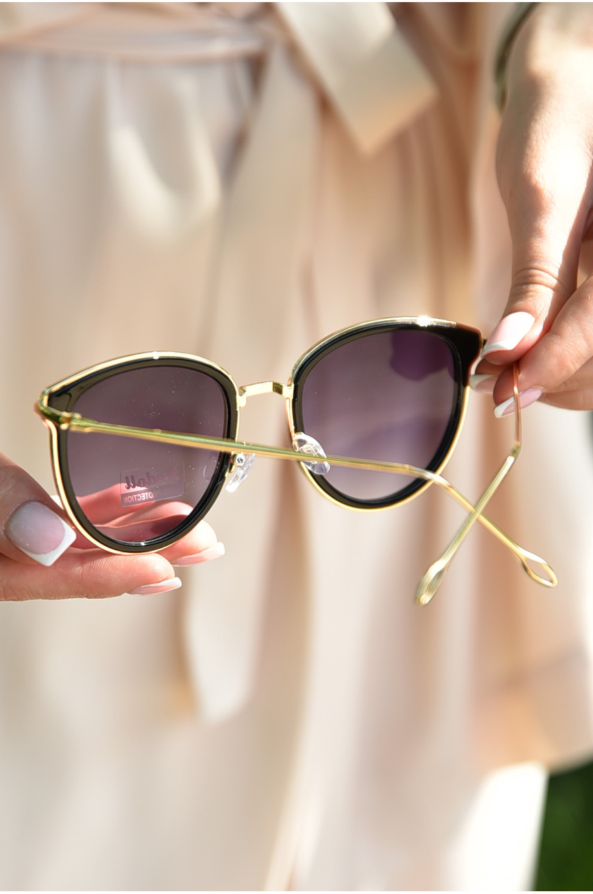 Окуляри жіночі золотистого кольору 8396 179350