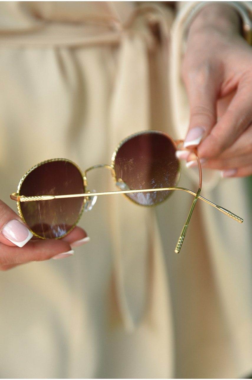 Окуляри жіночі золотистого кольору 8344 179380