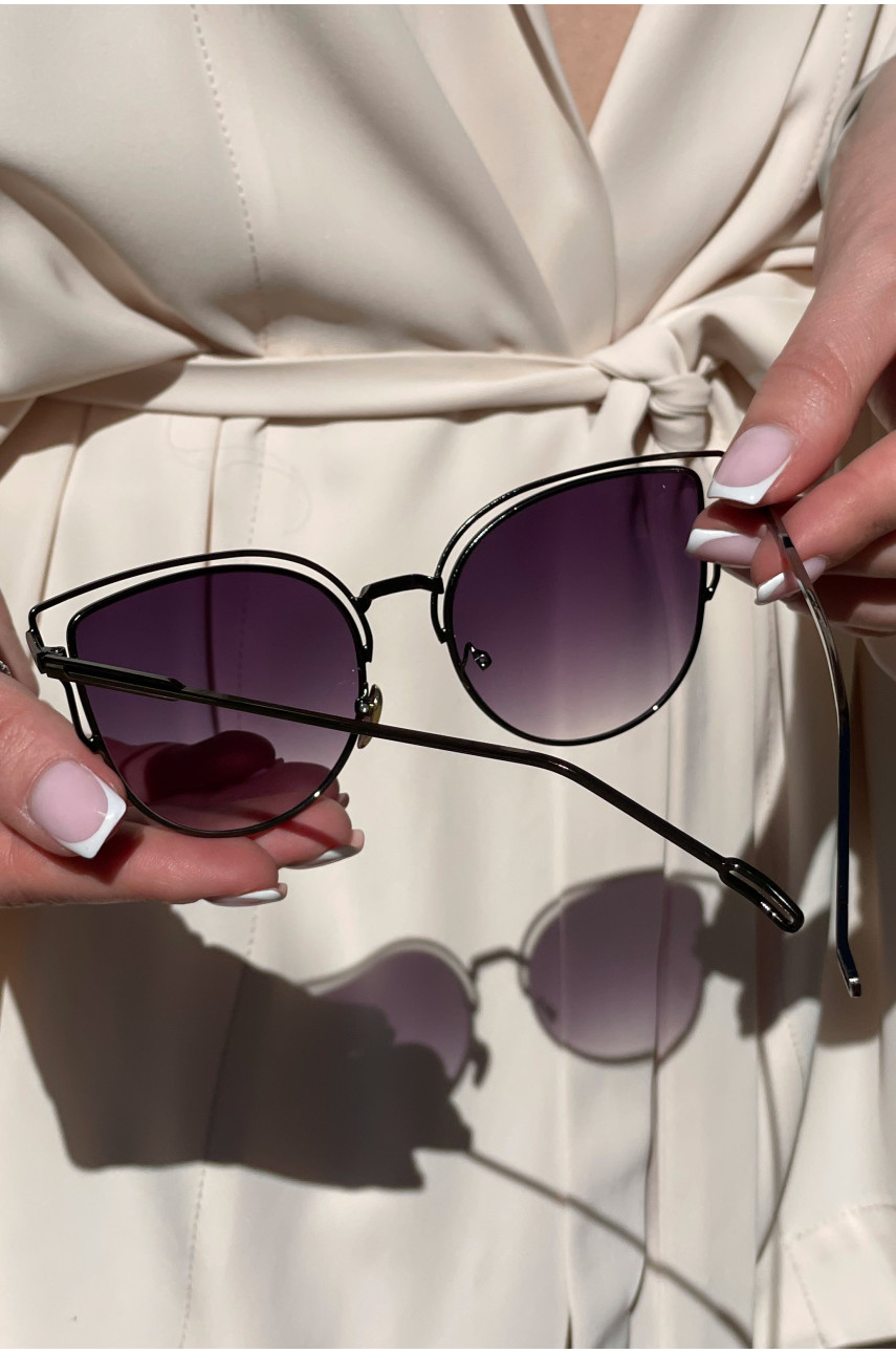 Очки женские серебристого цвета 8334 179384 Очки женские серебристого цвета 8334 179384