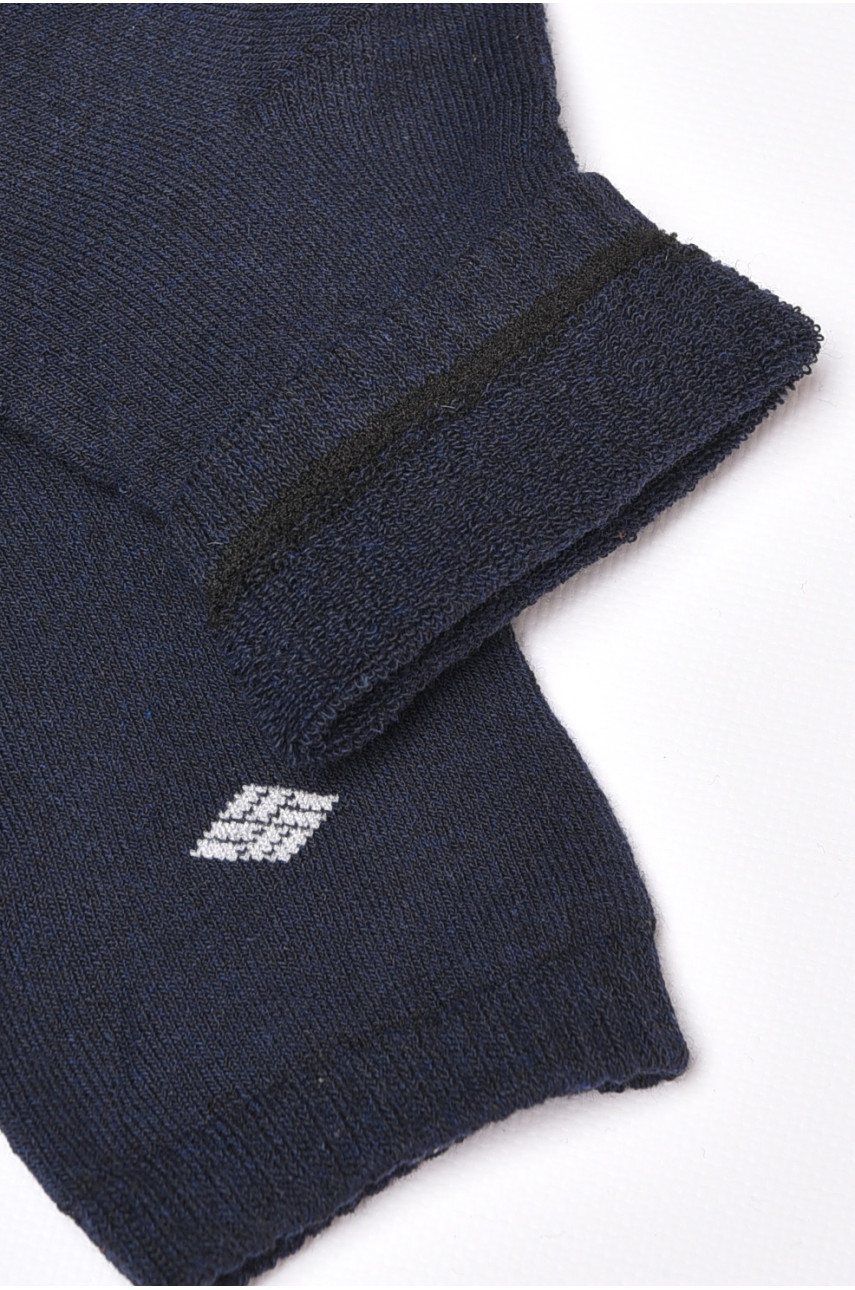 Носки махровые мужские темно-синего цвета 106 179432