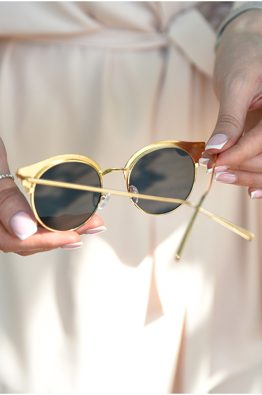 Очки женские золотистого цвета 179435