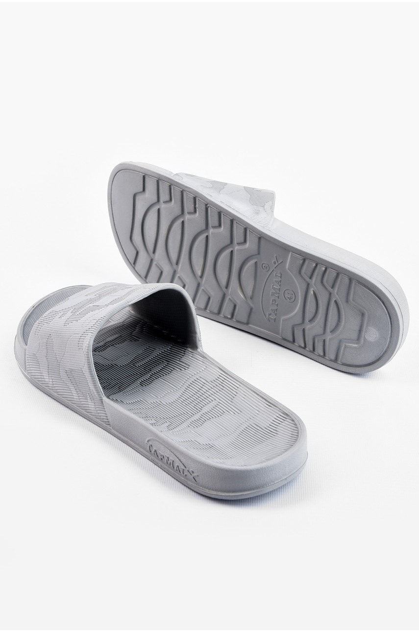 Шльопанці чоловічі піна світло-сірого кольору 400 179558