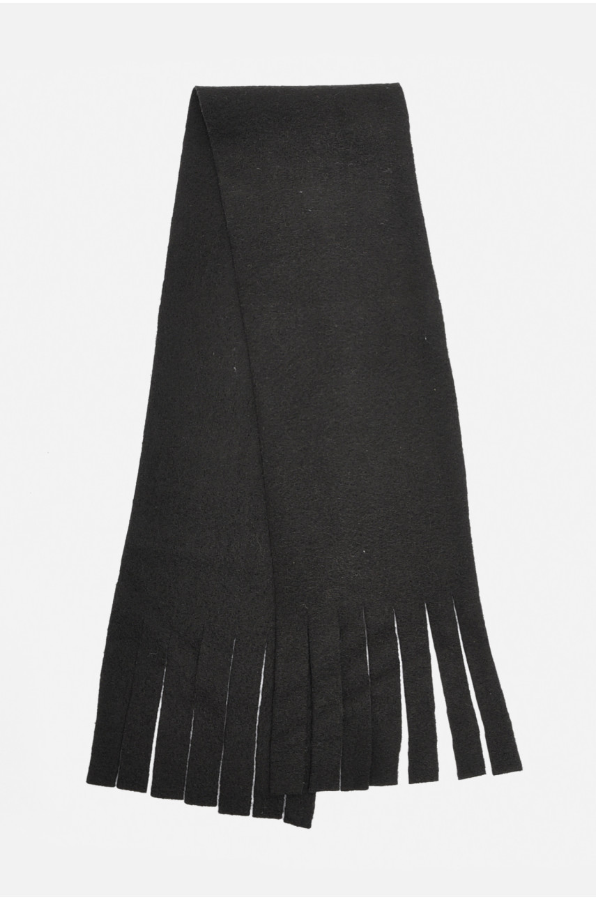 Шарф дитячий фліс чорного розмір 80*15 W-9 179625 Шарф дитячий фліс чорного розмір 80*15 W-9 179625