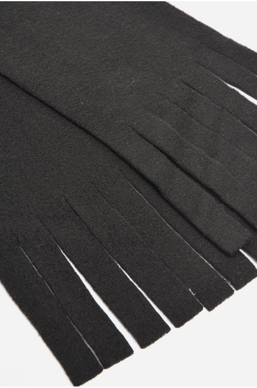 Шарф дитячий фліс чорного розмір 80*15 W-9 179625 Шарф дитячий фліс чорного розмір 80*15 W-9 179625