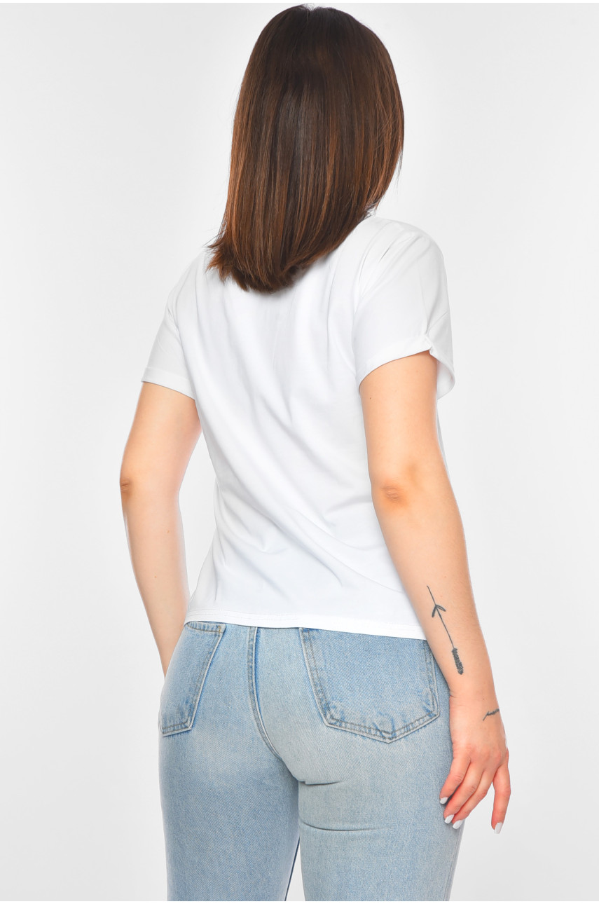 Футболка женская белого цвета 9999 179646 Футболка женская белого цвета 9999 179646