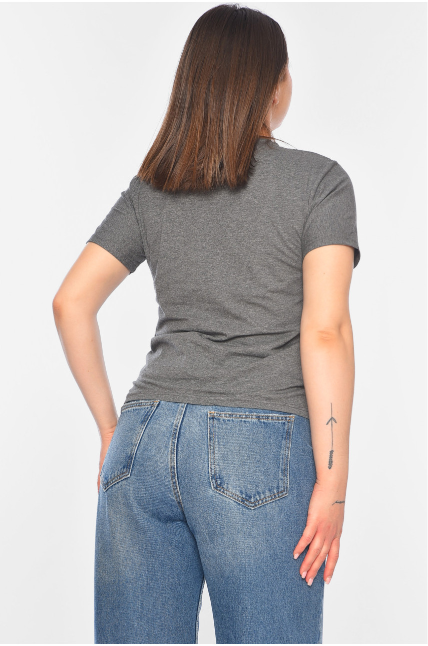 Футболка жіноча сірого кольору 2309 179694
