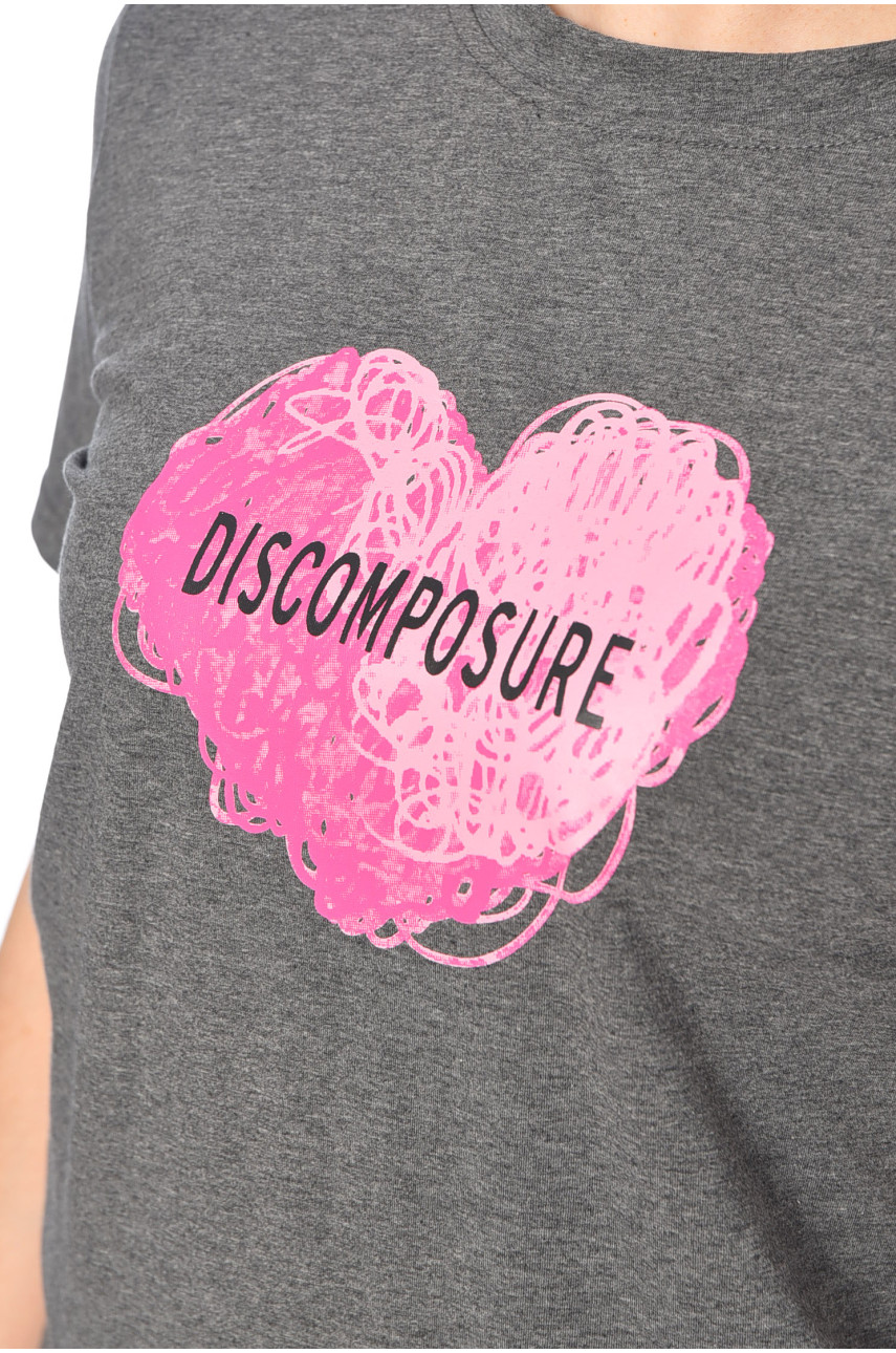 Футболка жіноча сірого кольору 2309 179694