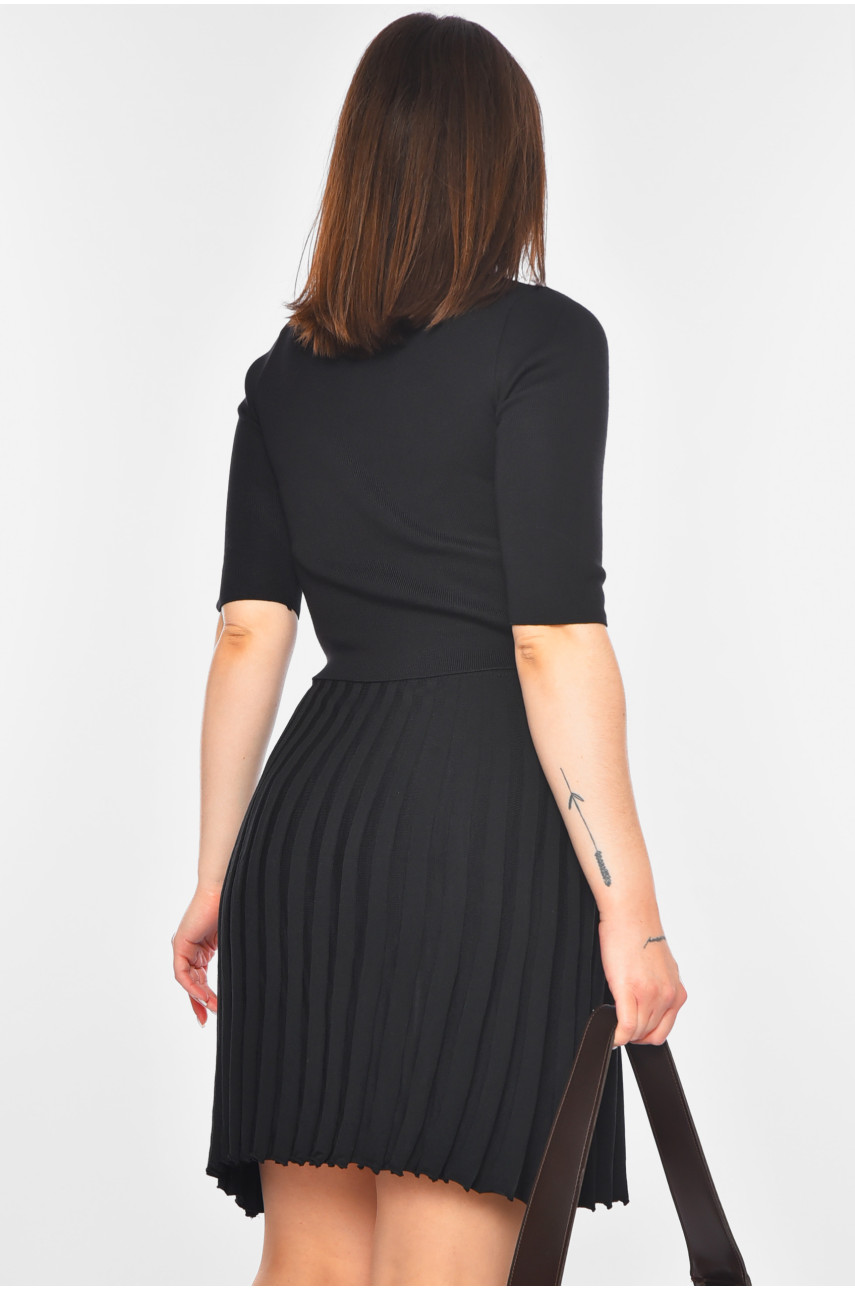 Костюм женский трикотажный черного цвета 5234 179755 Костюм женский трикотажный черного цвета 5234 179755