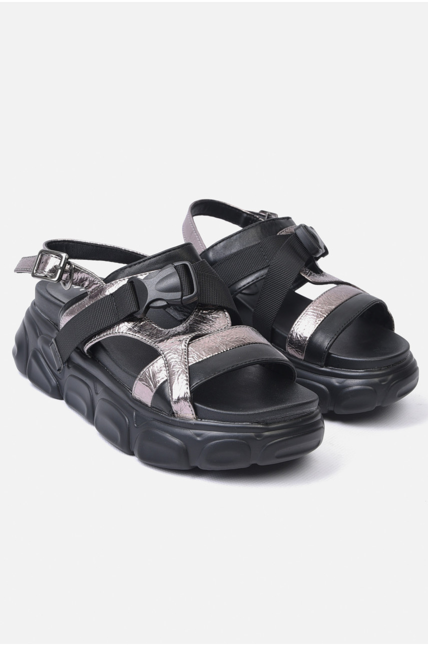 Босоножки женские черного цвета Р9570-2 179761 Босоножки женские черного цвета Р9570-2 179761