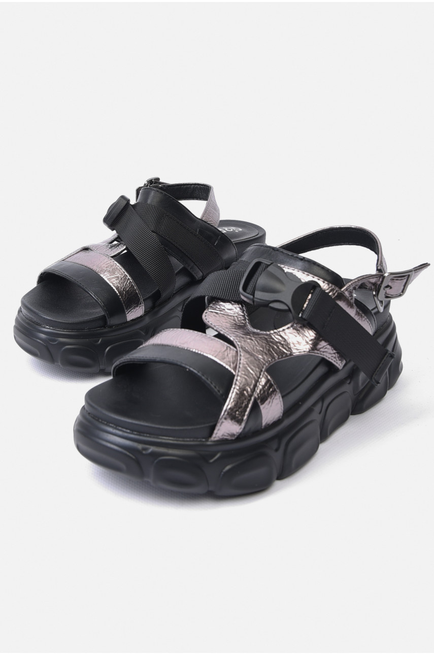 Босоножки женские черного цвета Р9570-2 179761 Босоножки женские черного цвета Р9570-2 179761