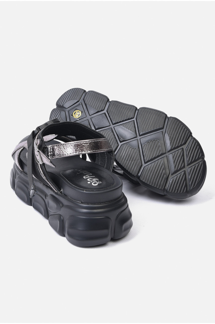 Босоножки женские черного цвета Р9570-2 179761 Босоножки женские черного цвета Р9570-2 179761