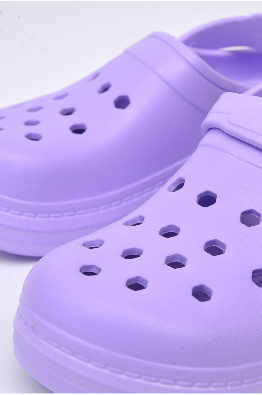 Крокси дитячі для дівчинки бузкового кольору 312 179837