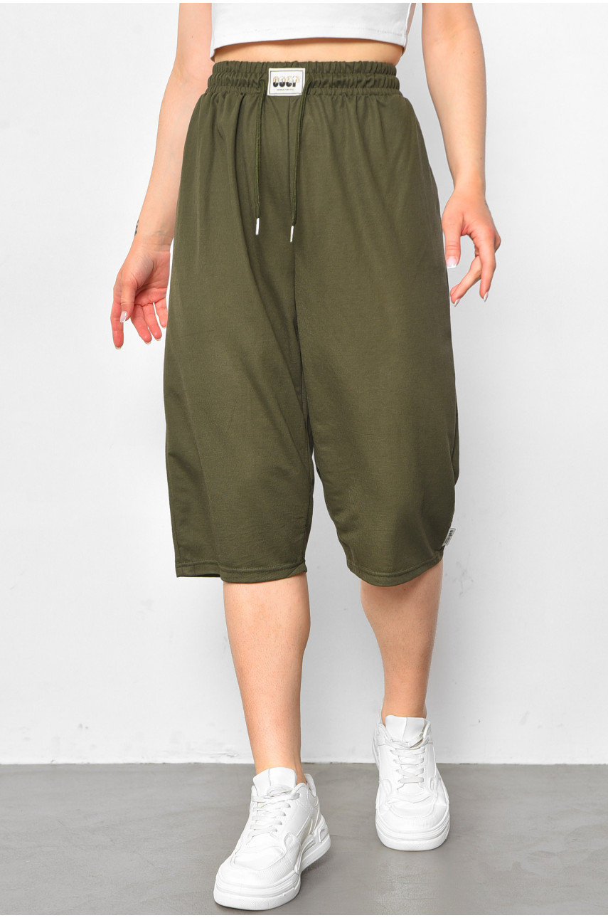 Бриджи женские батальные цвета хаки 2785 179858