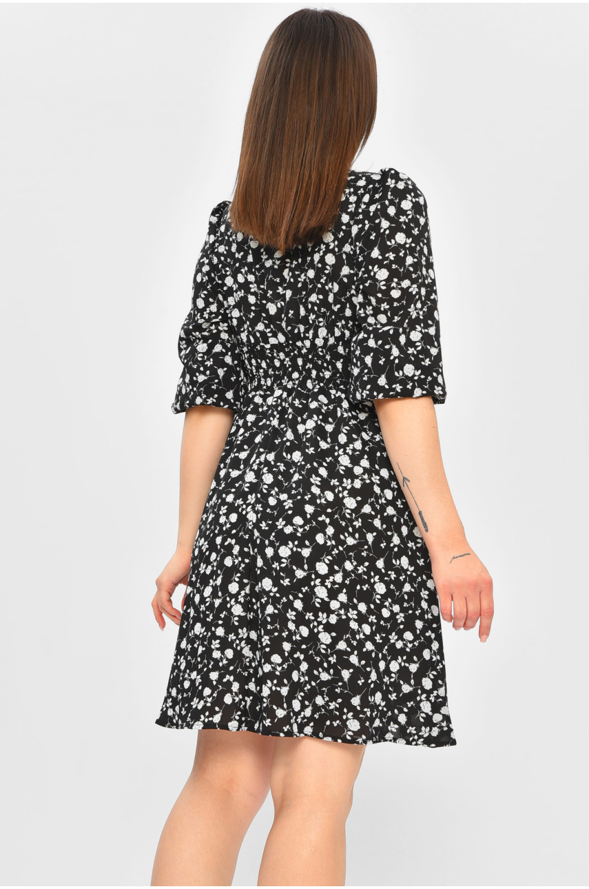 Платье женское с принтом черного цвета 2352 179880