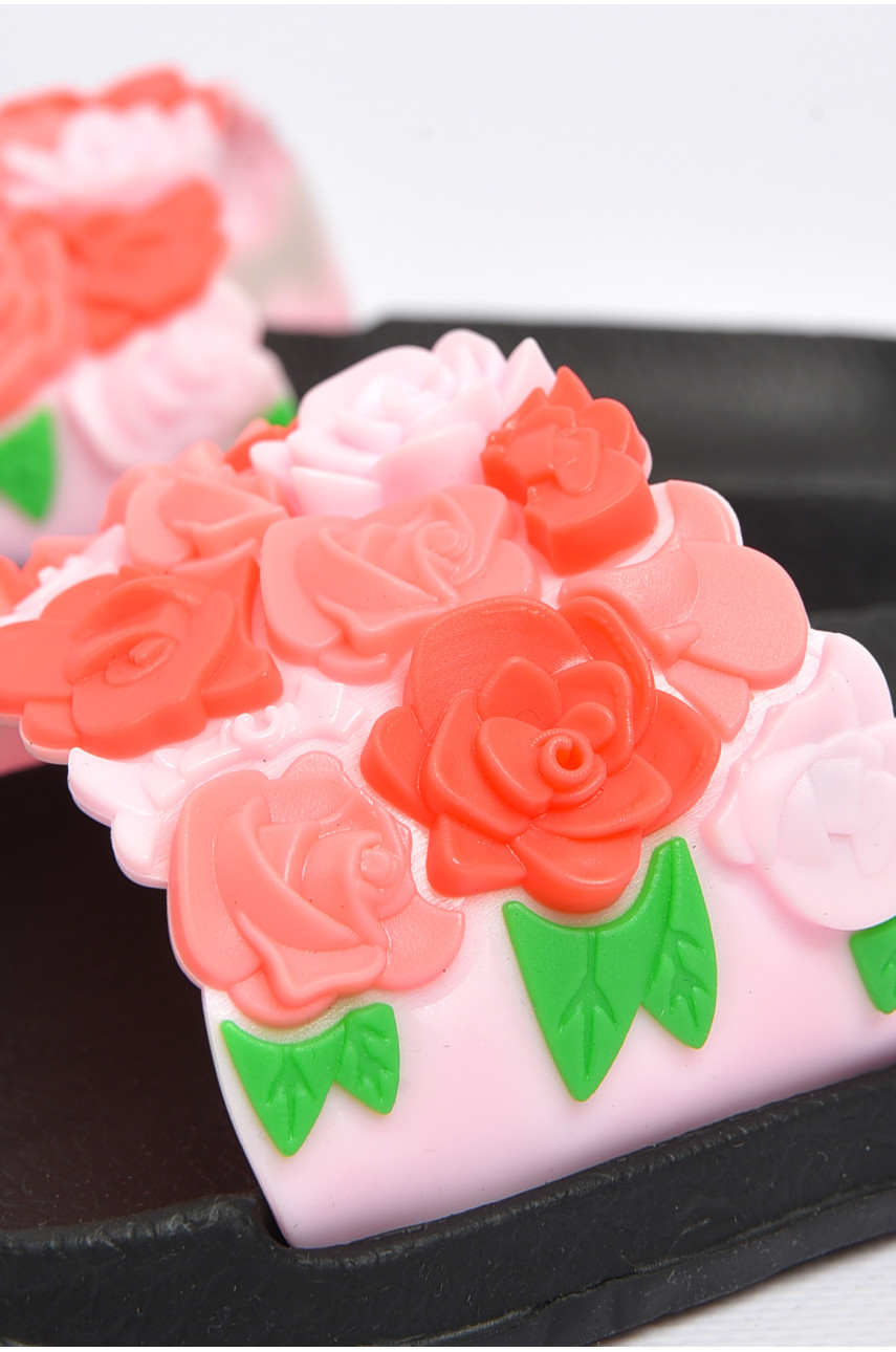 Шлепки детские для девочки кораллового цвета 212 179950