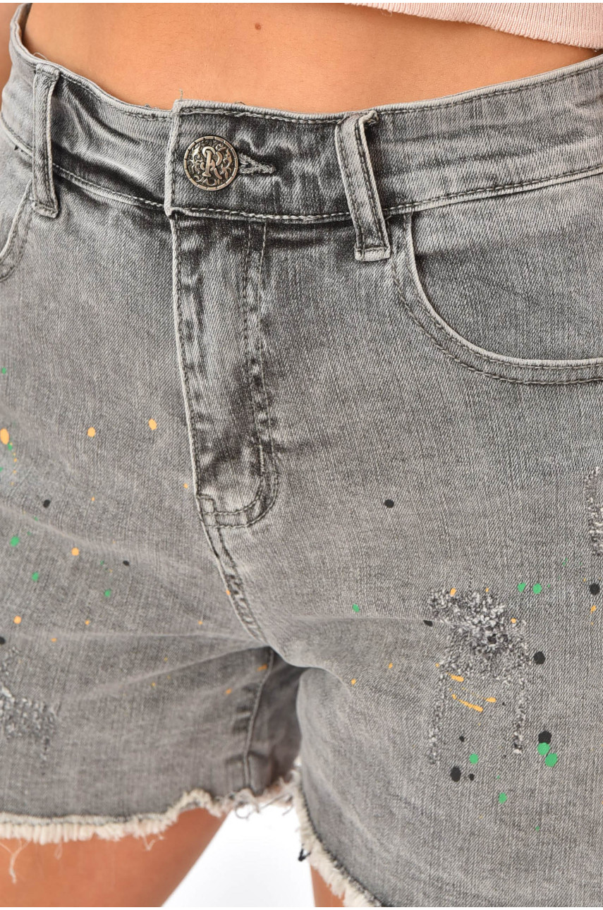 Шорти жіночі джинсові сірого кольору 2366 179961