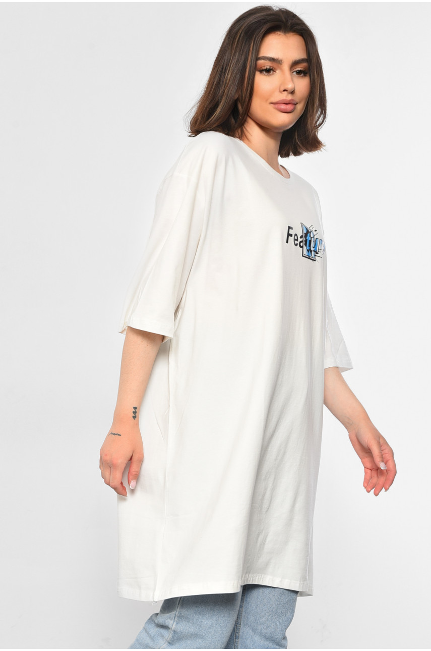 Туніка жіноча батальна молочного кольору 104 179962 Туніка жіноча батальна молочного кольору 104 179962