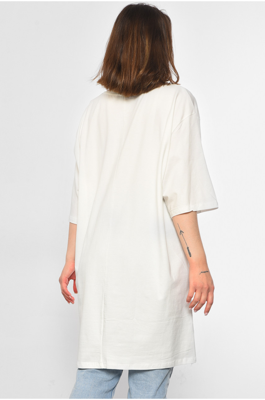 Туніка жіноча батальна молочного кольору 104 179962 Туніка жіноча батальна молочного кольору 104 179962