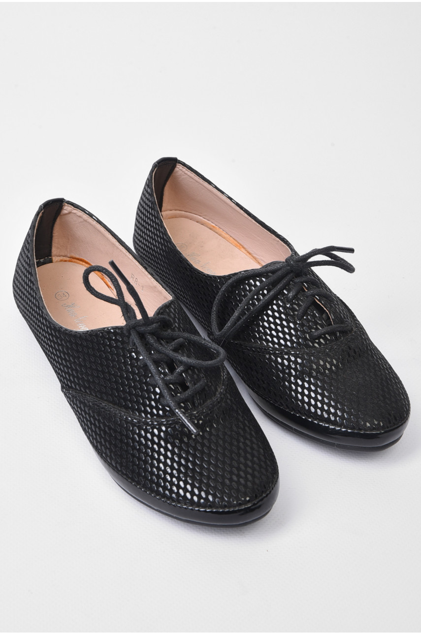 Туфлі для дівчинки чорного кольору 8-1 179995