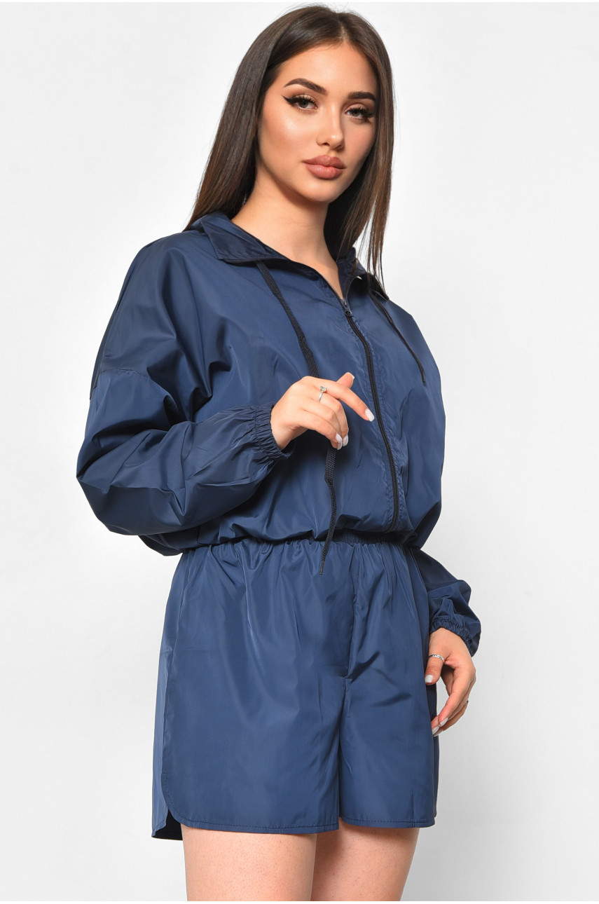 Костюм женский темно-синего цвета 756 179998 Костюм женский темно-синего цвета 756 179998