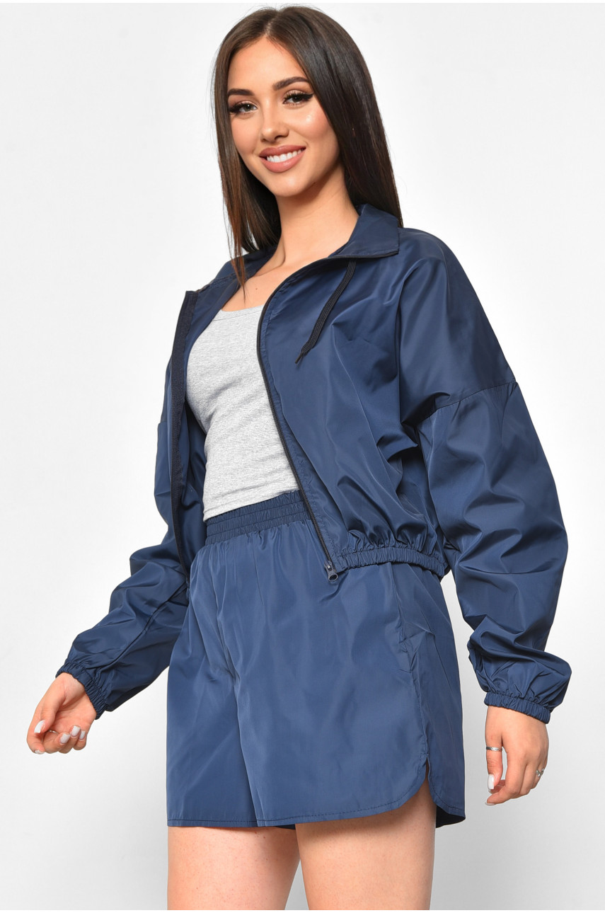 Костюм женский темно-синего цвета 756 179998 Костюм женский темно-синего цвета 756 179998