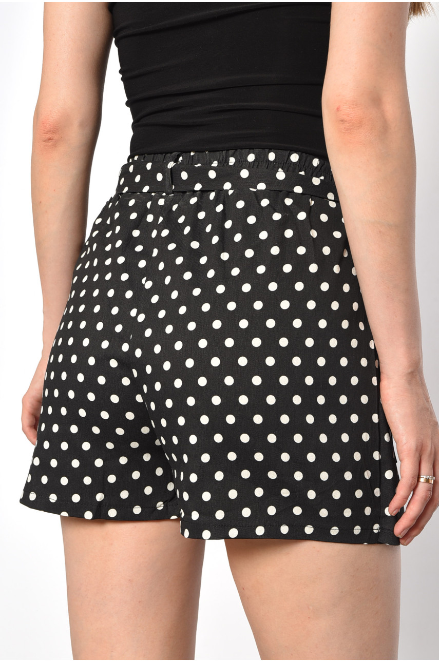 Юбка-шорты женская черного цвета 018 180092