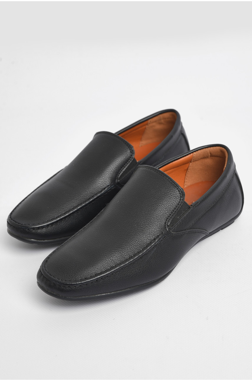 Туфли подростковые для мальчика черного цвета D8002-2 180189