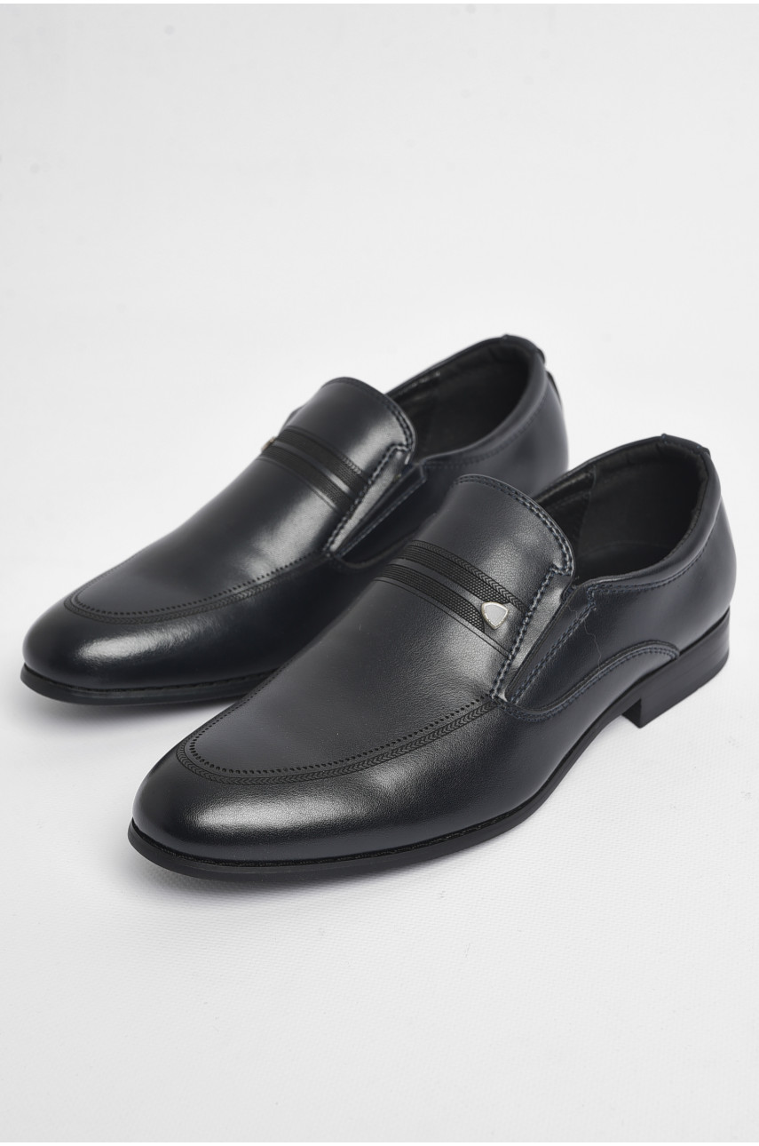Туфли подростковые для мальчика черного цвета 350-2 180191