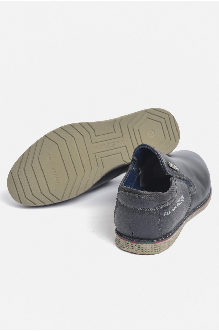 Туфли детские для мальчика черного цвета 1823-b 180207