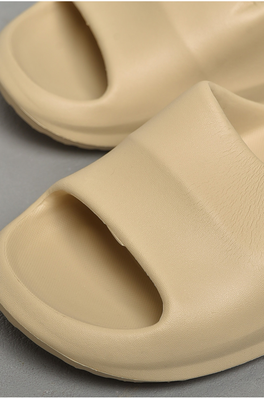 Шлепки мужские пена бежевого цвета А63 180209