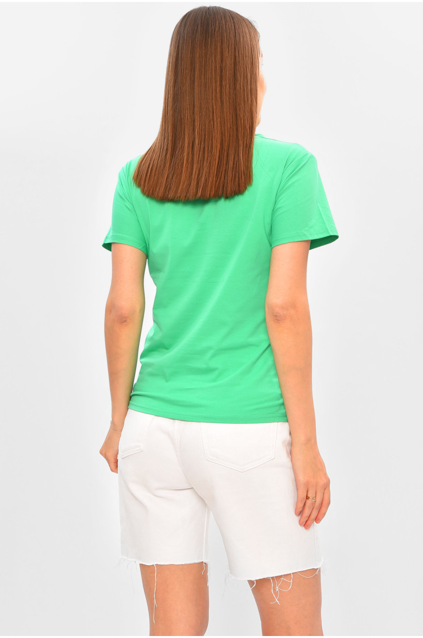 Футболка жіноча зеленого кольору 21044 180287