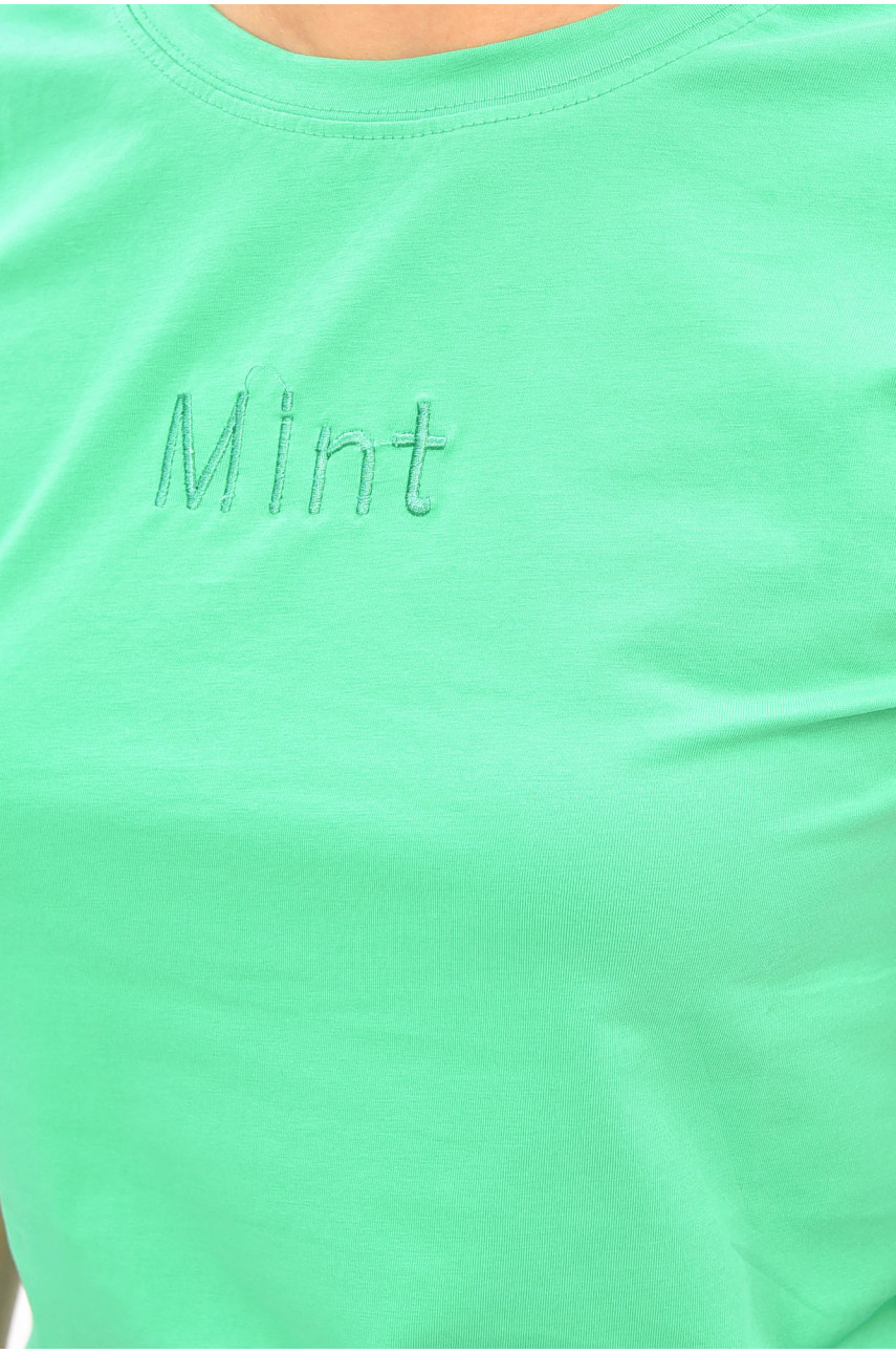 Футболка жіноча зеленого кольору 21044 180287