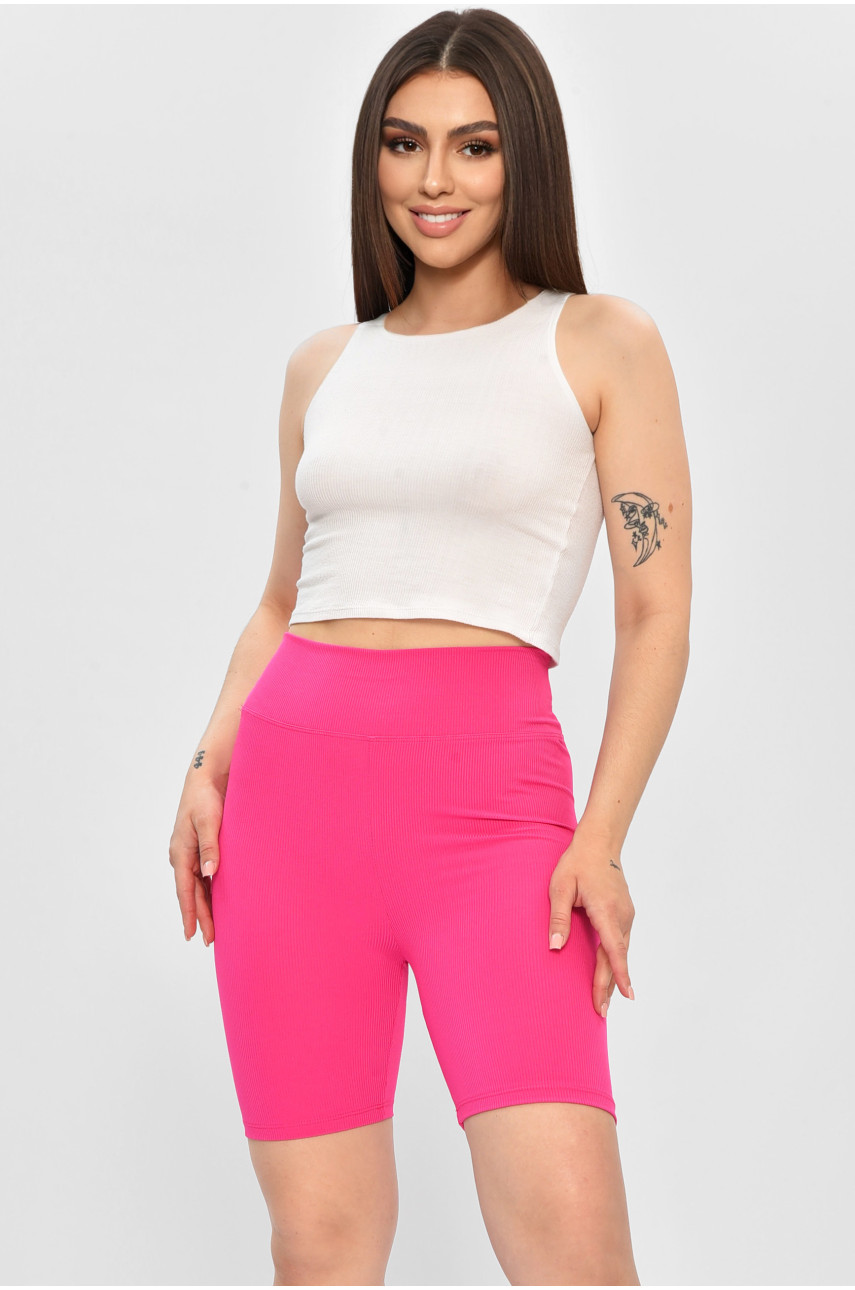 Велосипедки женские розового цвета 8802 180305