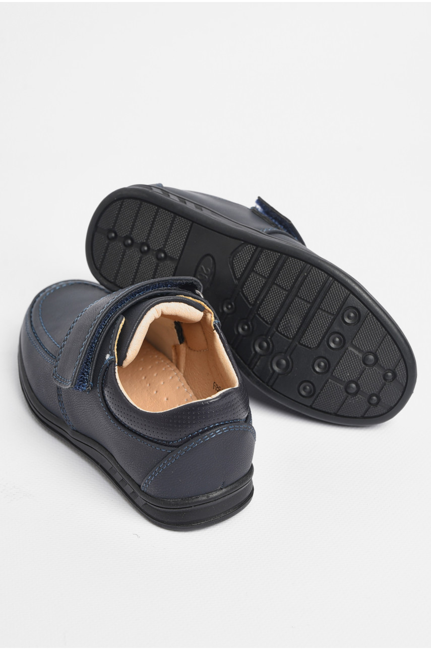 Туфли детские для мальчика темно-синего цвета 33581 180376
