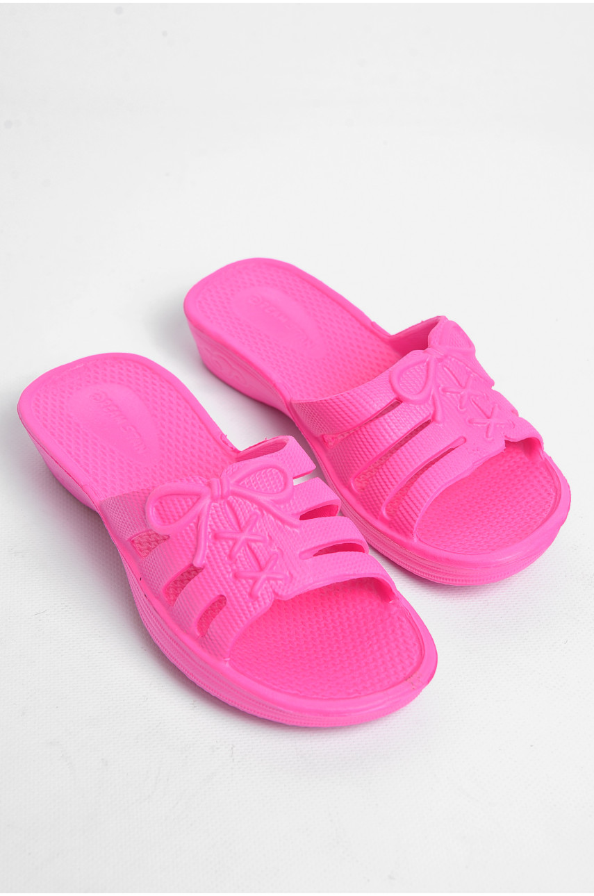Шлепки детские для девочки пена розового цвета ППЖ-01 180413