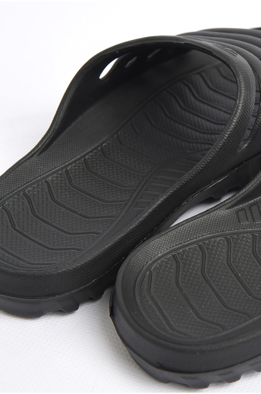 Шлепки детские для мальчика пена черного цвета ПП-04 180436