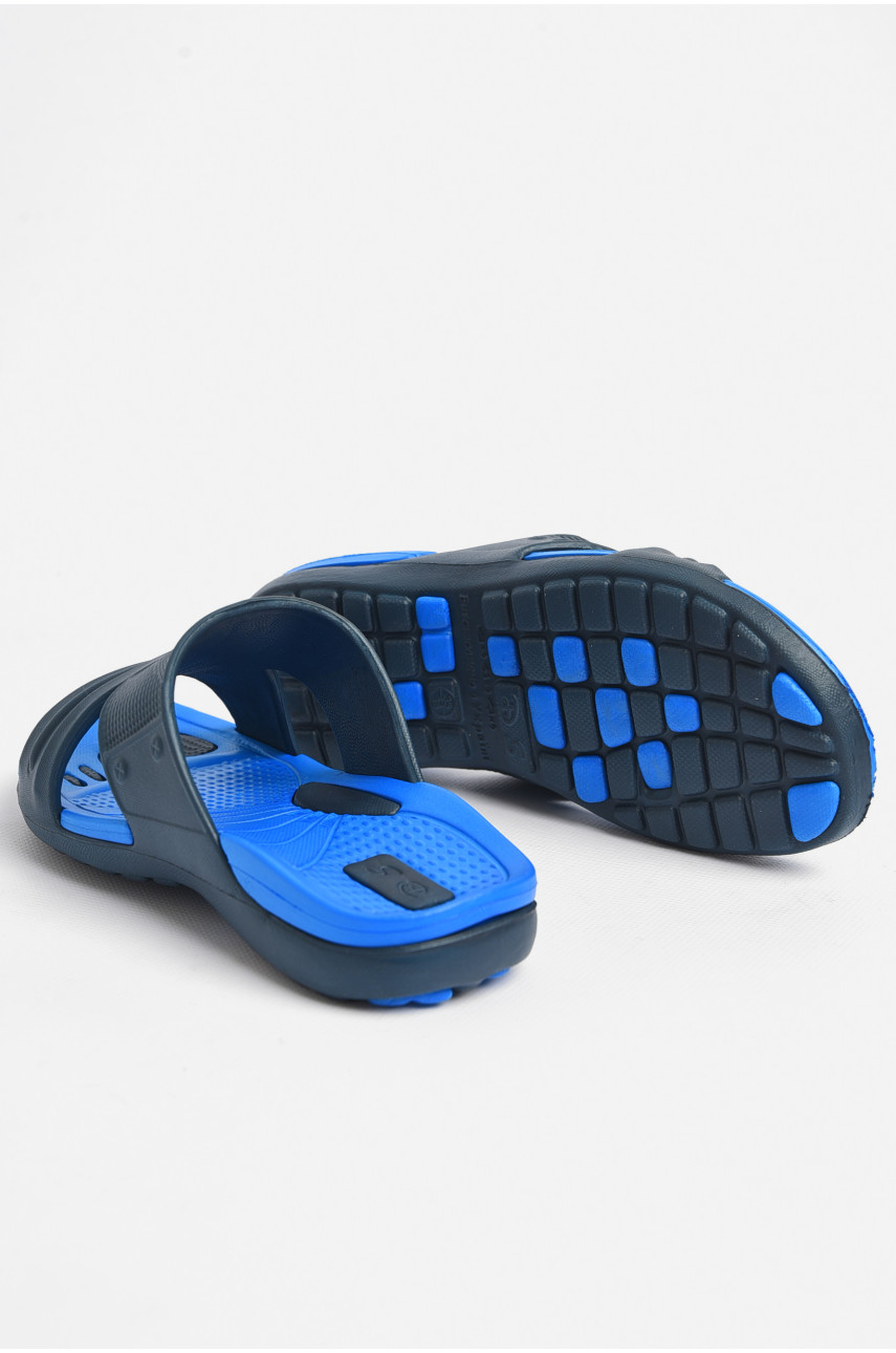 Шлепки подростковые пена темно-синего цвета ПП-16 180437