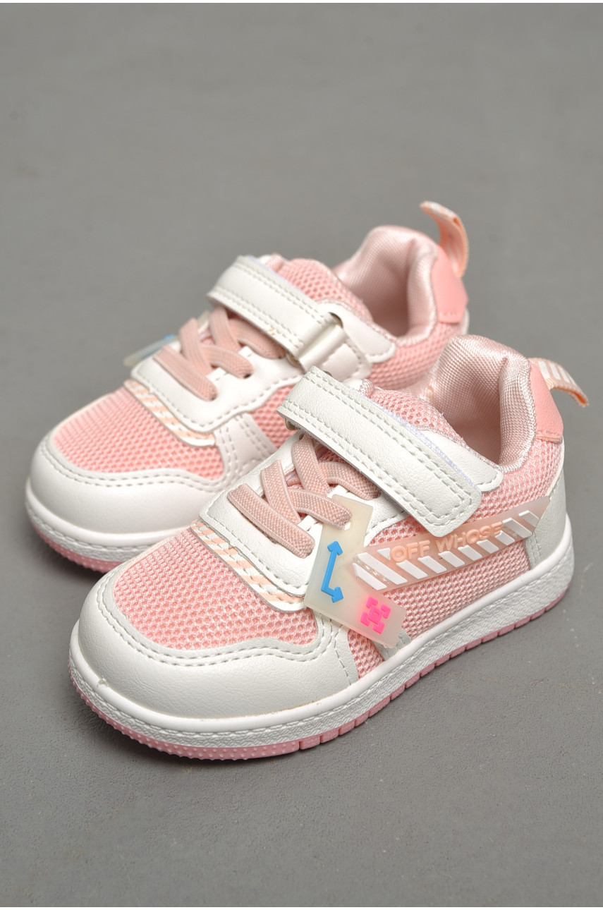 Кросівки для дівчинки рожевого кольору 180442