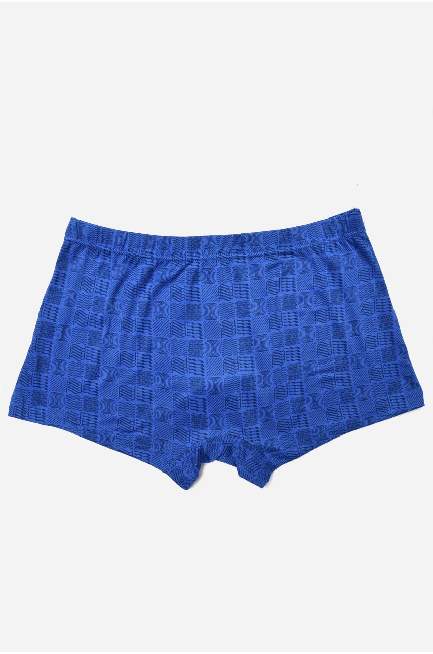 Боксери чоловічі напівбатальні синього кольору W3606 180472
