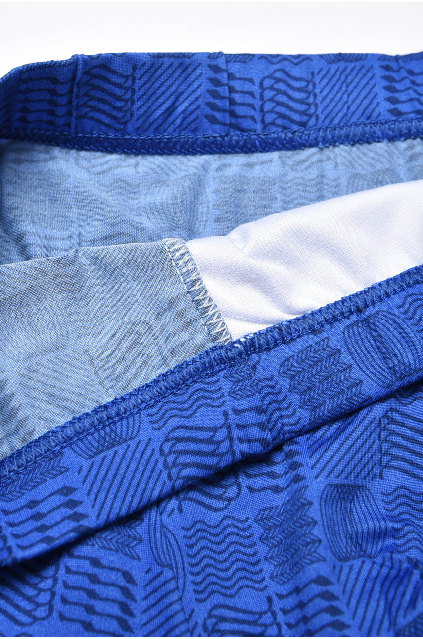 Боксери чоловічі напівбатальні синього кольору W3606 180472