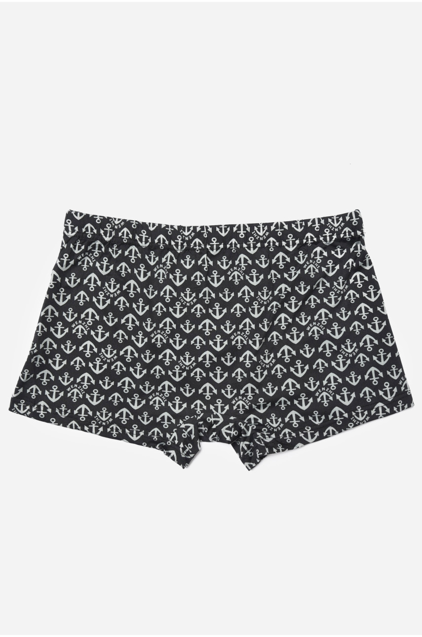 Боксери чоловічі напівбатальні чорного кольору W3816 180488 Боксери чоловічі напівбатальні чорного кольору W3816 180488