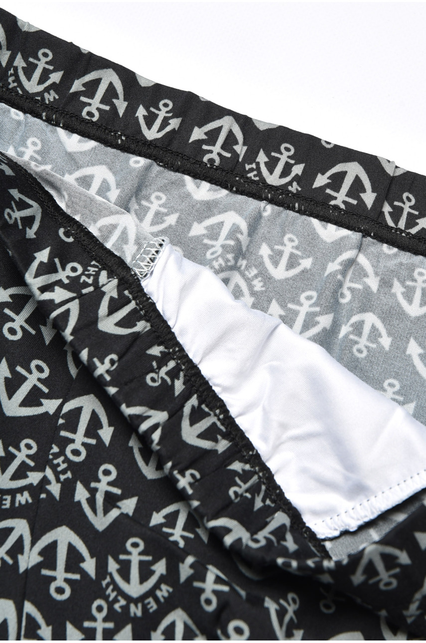 Боксери чоловічі напівбатальні чорного кольору W3816 180488 Боксери чоловічі напівбатальні чорного кольору W3816 180488