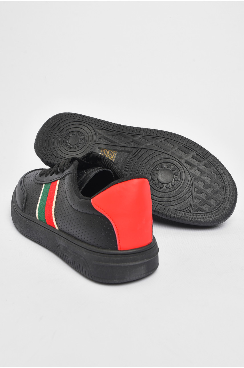 Кеди чоловічі чорного кольору на шнурівці R151-11 180562 Кеди чоловічі чорного кольору на шнурівці R151-11 180562