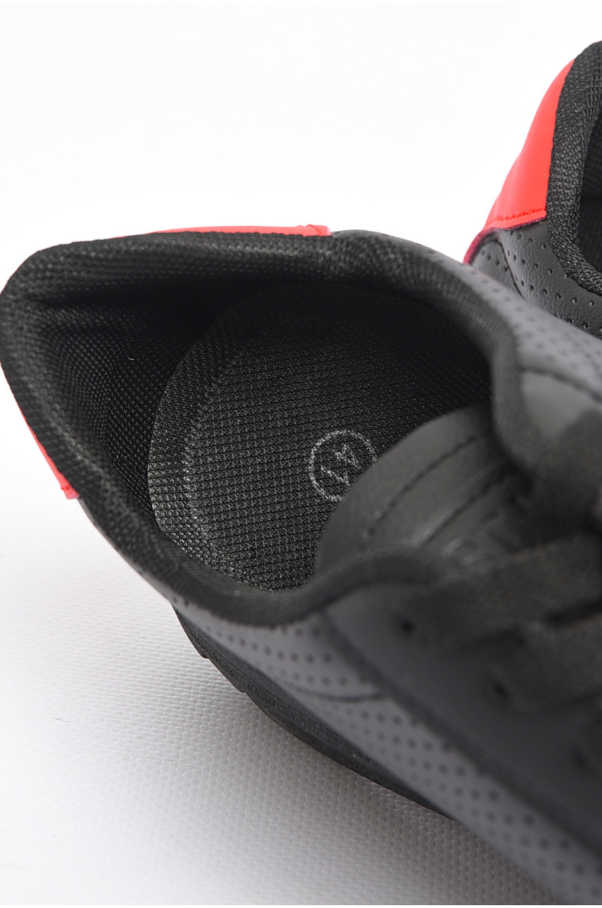 Кеди чоловічі чорного кольору на шнурівці R151-11 180562 Кеди чоловічі чорного кольору на шнурівці R151-11 180562